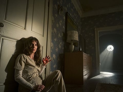 Annabelle Wallis in a scene from "Malignant".