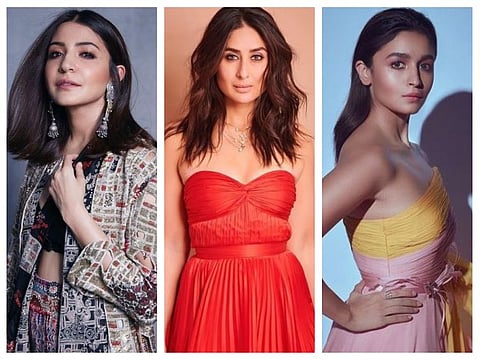 Anushka Sharma, Kareena Kapoor Khan, Alia Bhatt