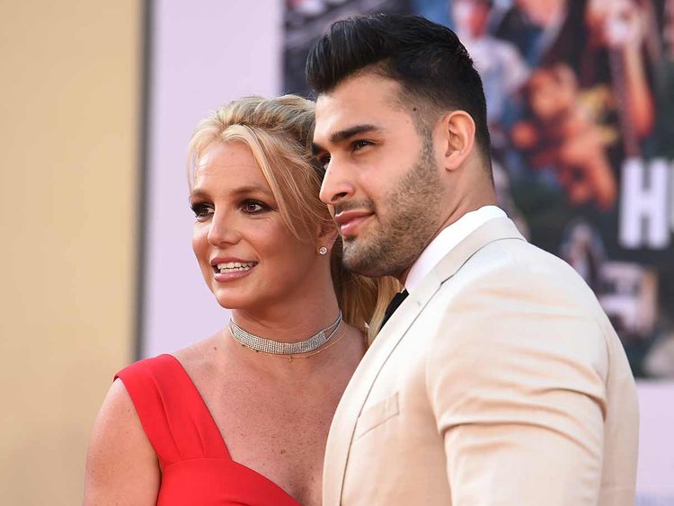 Britney Spears and Sam Asghari