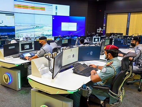 Sharjah Police at work.