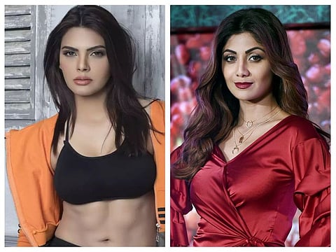 Sherlyn Chopra and Shilpa Shetty Kundra