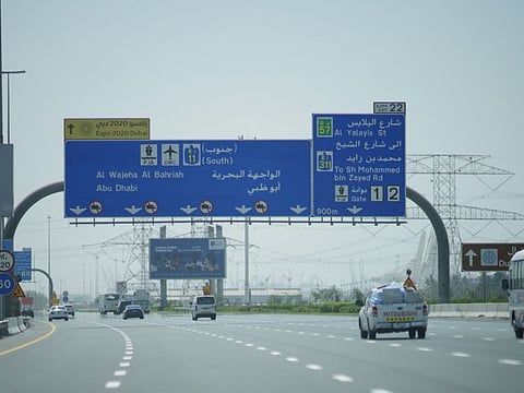 Traffic flowed smoothly towards Abu Dhabi after the removal of COVID-19 related checkpoints on Sunday
