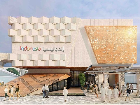 Indonesia Pavilion is located at Dubai Expo’s Opportunity District.