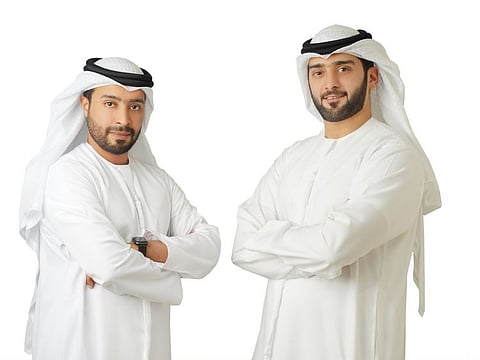 Emirates 'CREW ONE' analogue astronauts Abdallah Al Hammadi and Saleh Al Ameri
