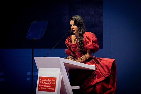 Remie Akl addresses IGCF 2021 at Expo Centre Sharjah