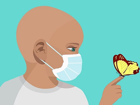 Stay strong, stay hopeful, says the UAE mum.