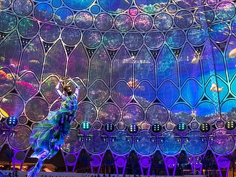 Dress rehearsals for Expo's grand Opening Ceremony on September 30.