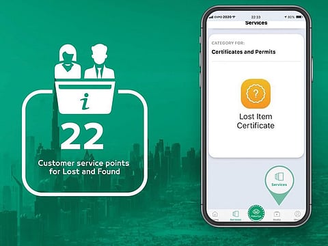 People can use also the Dubai Police app or the smart police stations (SPS) to obtain a lost item certificate