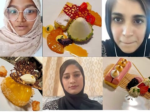 Ameena Farhah (top left), Aysha Reshma (top right) and Sadaf Abdul Jabbar (bottom) have set up their crowdfunding campaign on DubaiNext.