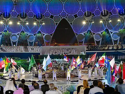 Expo 2020 Dubai opening ceremony event on 30 Sept 2021
