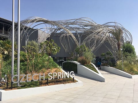 The 'Czech Spring' at the Czech Pavilion in Expo 2020 Dubai.
