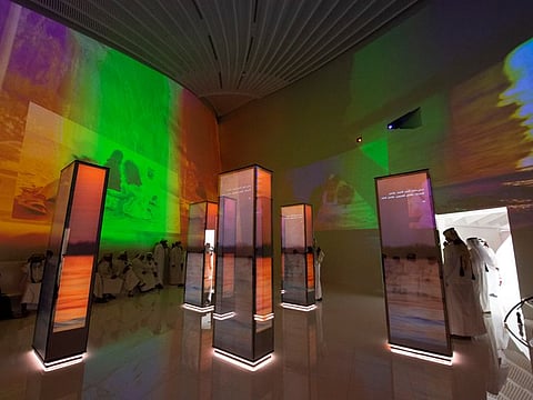 The Qatar Pavilion gives visitors a look into the future