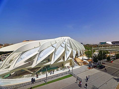 A view of the UAE Pavilion at Expo 2020 Dubai.