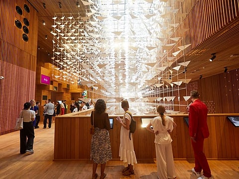 Poland Pavilion at Expo 2020 Dubai on October 1, 2021