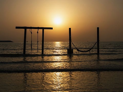 More than 500 tourists from Kazakhstan have been given free stay in Ras Al Khaimah after the flight disruptions. Photo of Banan Beach in Ras Al Khaimah.