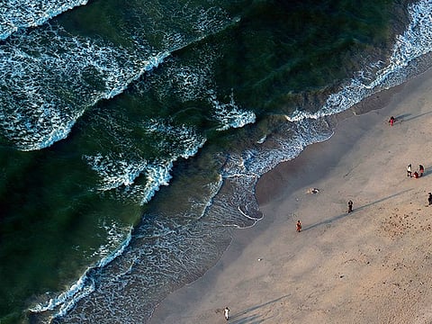 Weather alerts have been issued in the UAE following the approach of Cyclone Shaheen towards neighbouring Oman. File photo of UAE coastline for illustrative purpose only