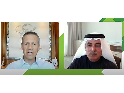 Badr Jafar in conversation with Abdul Aziz Al Ghurair