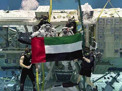 UAE  astronauts Hazzaa AlMansoori and Sultan AlNeyadi have completed their first year of training at NASA.