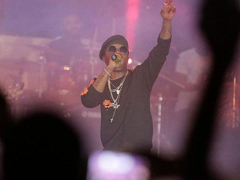 Nigerian singer Wizkid.