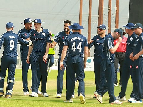Scotland are training in the UAE ahead of the T20 World Cup