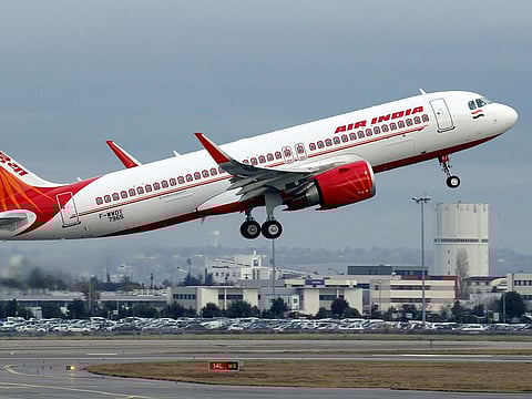 File photo: An Air India Airbus A320neo plane takes off in Colomiers near Toulouse, France.