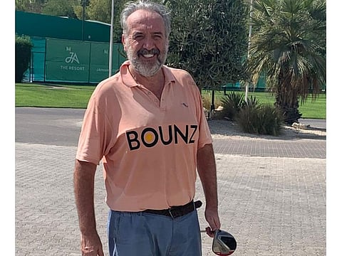 Mark Mortimer-Davies knows better than to argue with the 'Boss'