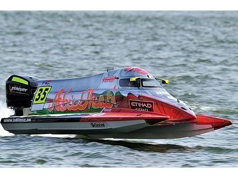 Rashed Al Qemzi of Team Abu Dhabi