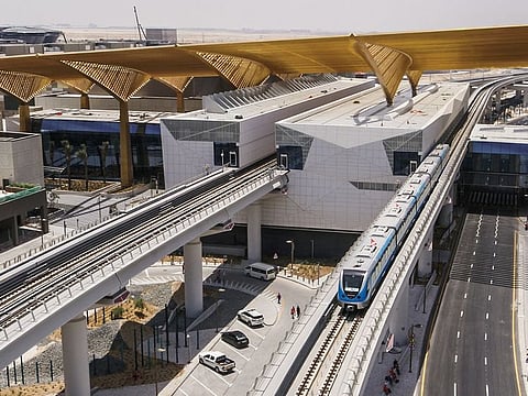 Dubai Metro has been recognised for sustainable construction practices for its Route 2020 to the Expo site
