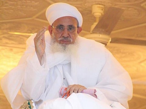 File photo of Dr Syedna Mufaddal Saifuddin, head of the Dawoodi Bohra Muslim community