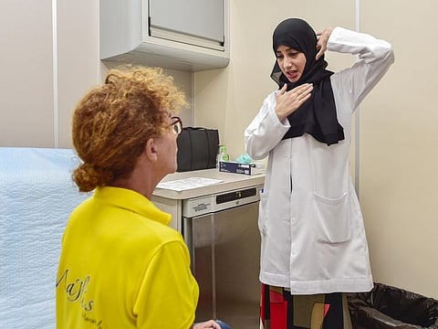 Clinical examinations and screenings are part of the roll out in October via Pink Caravan