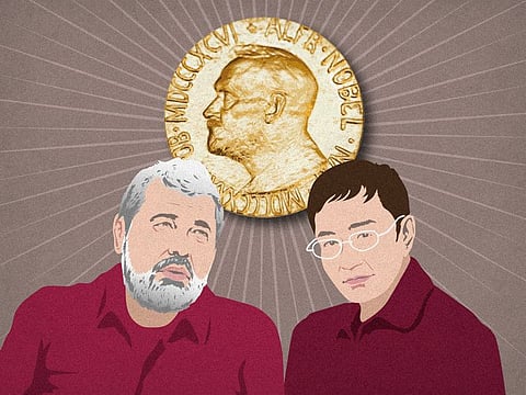 Philippines journalist Maria Ressa and Russian journalist Dmitry Muratov won the 2021 Nobel Peace Prize