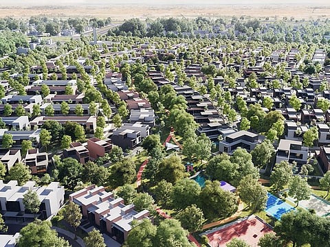 Located in Sharjah's Al Juwaiza’a district, the Masaar comes with a heavy green element. And more than 4,000 homes.