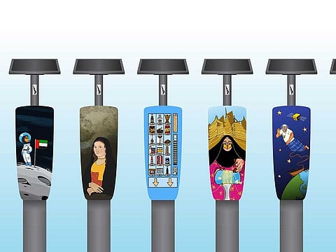 Brand Dubai and RTA have collaborated with five Emirati digital artists to transform parking metres across Dubai into unique works of art.