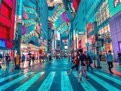 The busy capital of Tokyo, Japan, is an eye-popping mix of the ultramodern and the traditional.