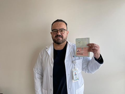 Iraqi expat Dr Ali Khayat with his 10-year UAE Golden Visa