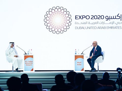 Sultan Ahmed Bin Sulayem, Group Chairman and CEO of DP World Group, at the Global Business Forum Africa in Dubai