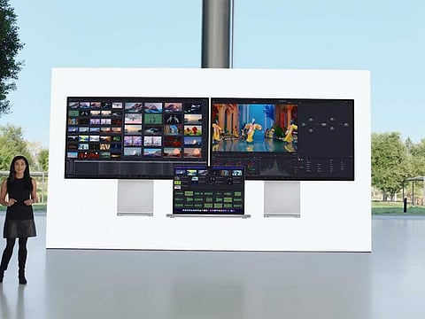 Shruti Haldea, Mac product line manager at Apple Inc., unveiled the MacBook Pro 14 ($1,999) and 16-inch ($2,499) models on October 18, 2021 in a virtual event.