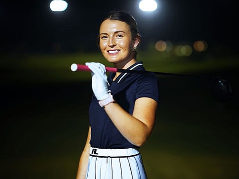 Jenny Hennessy, Chicks with Sticks Founder, at Els Club in Dubai on October 13