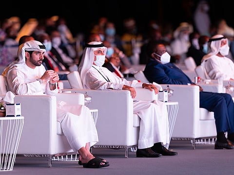 Shaikh Hamdan attends GBF Africa 2021 at the Dubai Exhibition Centre at Expo 2020 Dubai