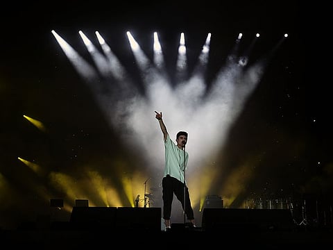 Twenty-two-year-old Chilean singer-songwriter Flangr at Expo 2020 Dubai