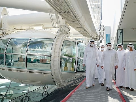 Sheikh Ahmed bin Mohammed bin Rashid Al Maktoum today opened Ain Dubai, the world’s largest and tallest observation wheel.