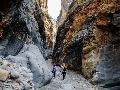 The Wadi Bani Awf is also attracting people again.