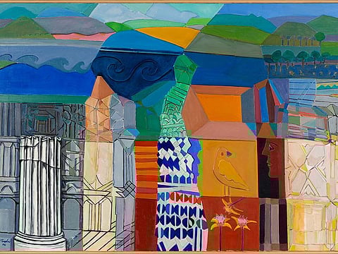 An artwork by Amine El Bacha that will be among other works by more artists in the 'Dubai Collection' exhibit in November