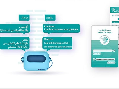 Fares is the virtual assistant of Dubai Municipality