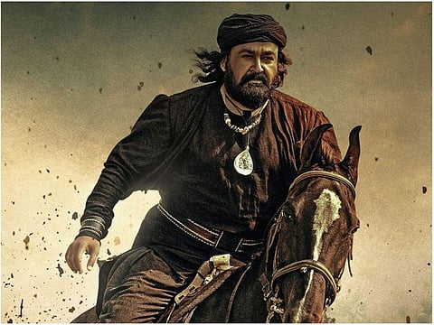 Mohanlal in 'Marakkar'.