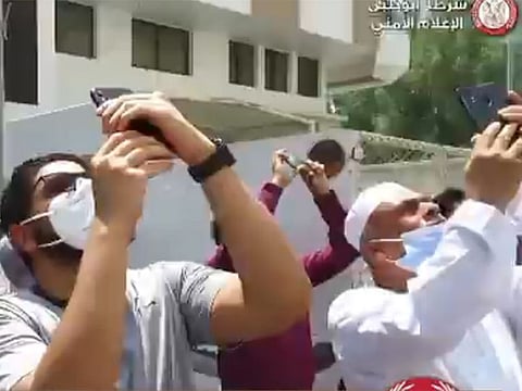 According to UAE law, filming and photographing accidents, or sharing accident-related clips and images on social media, are crimes.