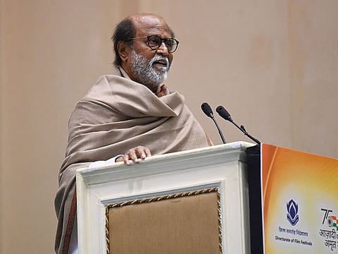Superstar Rajinikanth.