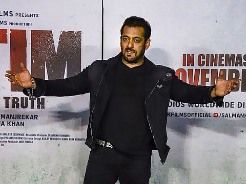 Bollywood actor Salman Khan in Mumbai