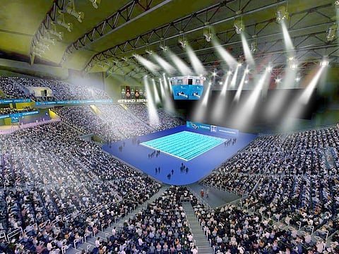 The Fina World Championships swimming pool will be constructed on Yas Island