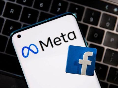 The Meta and Facebook logos.